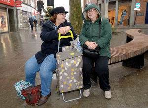 Sisters Lynn Sutton and Annette Simmons met up in Shrewsbury