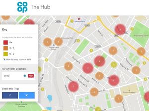 Supporting image for story: A new interactive map shows how safe car parking is near your home