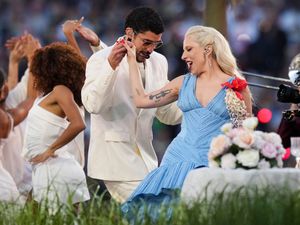 Supporting image for story: Bad Bunny joined by Lady Gaga in star-studded Super Bowl half-time show