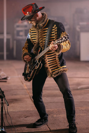 Dirty Rockin Scoundrels performed live at the event. Picture: Bright G