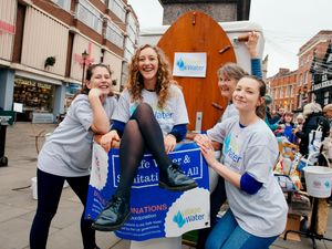 Supporting image for story: Shrewsbury water charity flushed with success as it smashes fundraising target