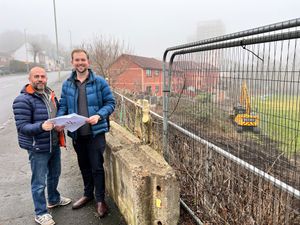 Supporting image for story: Damaged wall in Brierley Hill restricting access to parkland finally being fixed after 10 years
