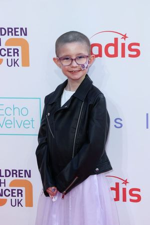 Dulcie, aged nine, from Telford at the film's launch