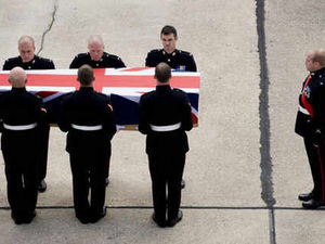 Supporting image for story: Marine hero Jonathan Crookes is repatriated