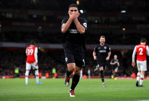 Brighton and Hove Albion's Neal Maupay celebrates