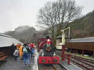 Supporting image for story: Santa sell out on Mid Wales line