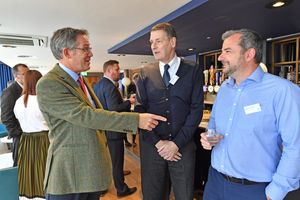 Martyn Richardson , Michael Brooks and James Hearn at the Business Awards sponsors lunch at the Civic Halls in Wolverhampton. 