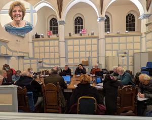 Councillor Viv Parry (inset) has criticised Ludlow Town Council's budget for 2026/27 and its decision not to raise the precept. Picture: LDRS/LTC