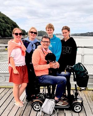 Dylan with his family