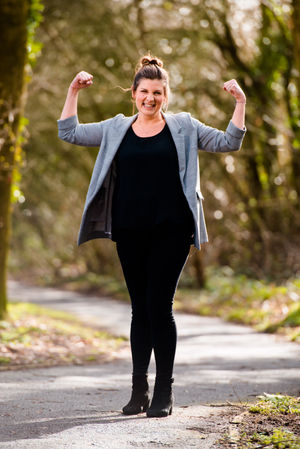 Beth now loves exercise and regularly runs and swims