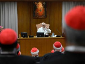 The new Pope in the Vatican