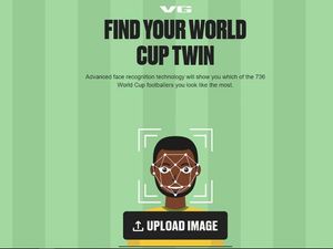 Supporting image for story: Use this selfie scanner to find your World Cup twin