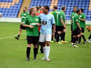 Luke Friend from The X Factor and MC Harvey, from So Solid Crew