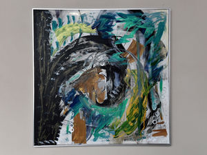 Supporting image for story: Locally-sourced food and locally-sourced art: Diners get a taste of artist's work as they eat