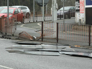 Supporting image for story: Hold-ups as lorry sheds metal load in Dudley