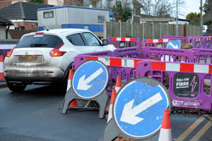 Allport Street have a number of areas with works going on