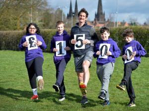 Supporting image for story: Schoolchildren raise money for hospice by walking