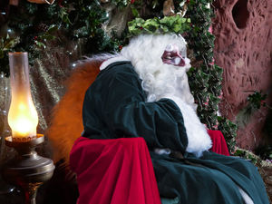 Supporting image for story: Father Christmas invites families to meet him in cave grotto at Kinver Rock Houses