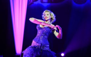 Isabella Bliss, pictured, is one of the Burlesque actresses