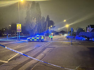 Police were forced to close the road after the crash
