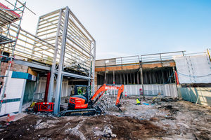 Work is continuing at a pace on Telford town centre's new Northern Quarter