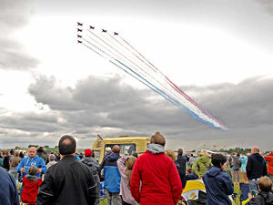 Supporting image for story: Cosford Air Show displays will not go over M54 - and landowners warned against unauthorised viewing areas