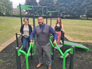 Supporting image for story: Dudley's Grange Park gets new outdoor exercise equipment