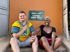 Supporting image for story: Wolverhampton millionaire funds new school hall and hospital wing in Uganda