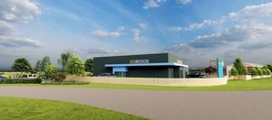 An artist's impression of a drive-through Greggs