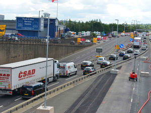 Supporting image for story: Bikers come to aid of motorists stranded on M5 motorway