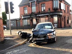 Supporting image for story: Motorcyclist seriously injured in Himley Road crash