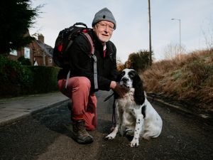 Supporting image for story: Telford father’s long walk to raise £5,000 for Macmillan Cancer Support in memory of sons