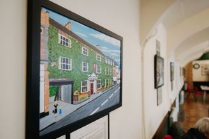 Market Drayton Art Club has unveiled new artwork which has been gifted to the Beacon Community Centre in Market Drayton to use and display in the centre.