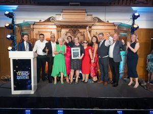 The team at Access to Business which won the Community Champion award