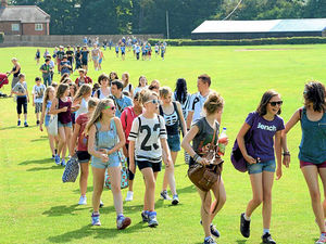 Supporting image for story: Oswestry pupils walk out for good causes
