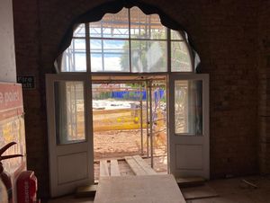 A rear entrance to the former Royal Hospital in Wolverhampton. Photo: Joe Sweeney/LDRS