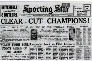 The Sporting Star front page on April 24, 1954
