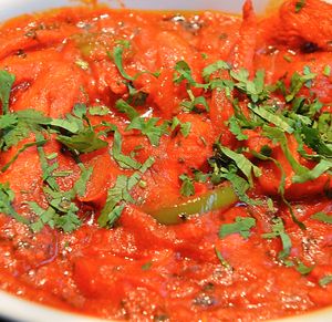 The spice is right – the chicken jalfrezi