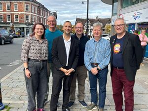 Supporting image for story: Green party leader Zack Polanski visits Shrewsbury colleagues and delivers 'message of hope'