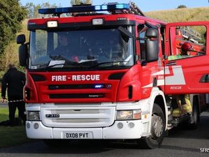 Supporting image for story: Firefighters scrambled to shed fire near Shrewsbury