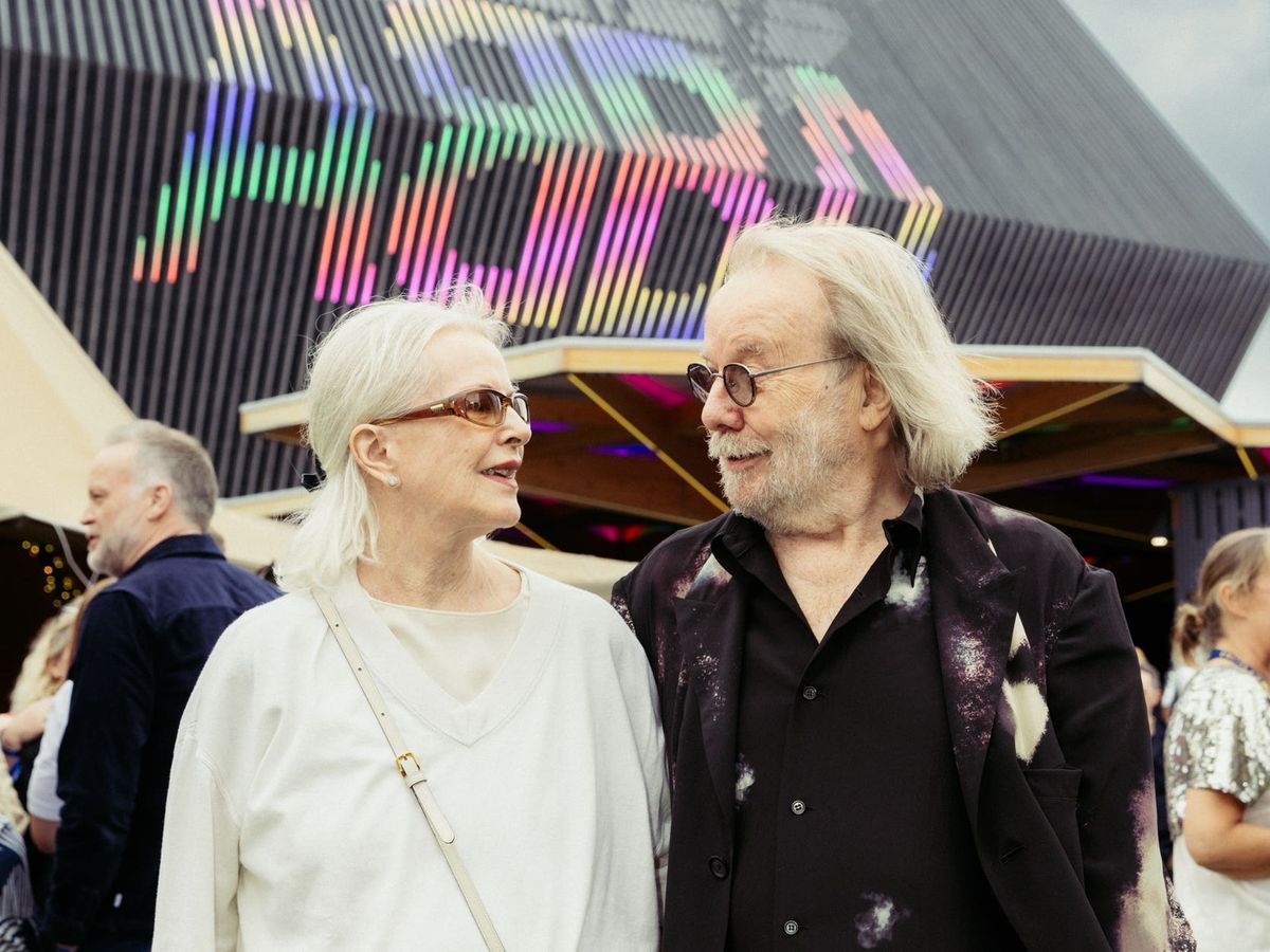 Benny Andersson and Anni-Frid Lyngstad reunite for third Abba Voyage anniversary
