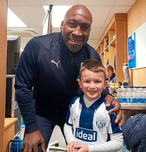Declan met Darren Moore in the dressing room too.