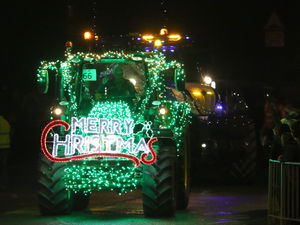 Supporting image for story: Where to see 200 farm vehicles light up the roads in the Welshpool Illuminated Tractor Run