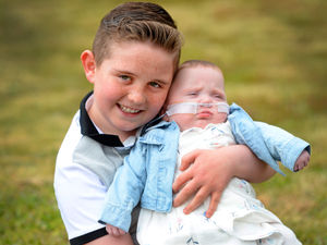Supporting image for story: Boy takes on 50-mile fundraising challenge for baby sister