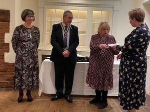 Supporting image for story: Rotary club makes donations to 17 local charities from collections