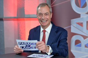 Nigel Farage visited Dudley as part of his GB News show 'Farage at Large'