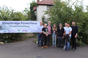 Stourbridge Community Land Trust celebrate the next phase of the Stourbridge PowerHaus project. Picture: Stourbridge Community Land Trust free for LDRS use