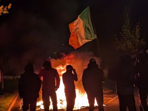 Supporting image for story: Gardai attacked as violence flares outside hotel used to house asylum seekers