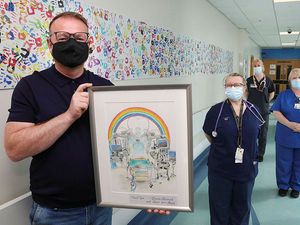 Supporting image for story: NHS’ most prolific Covid-19 plasma donor returns to thank ICU staff