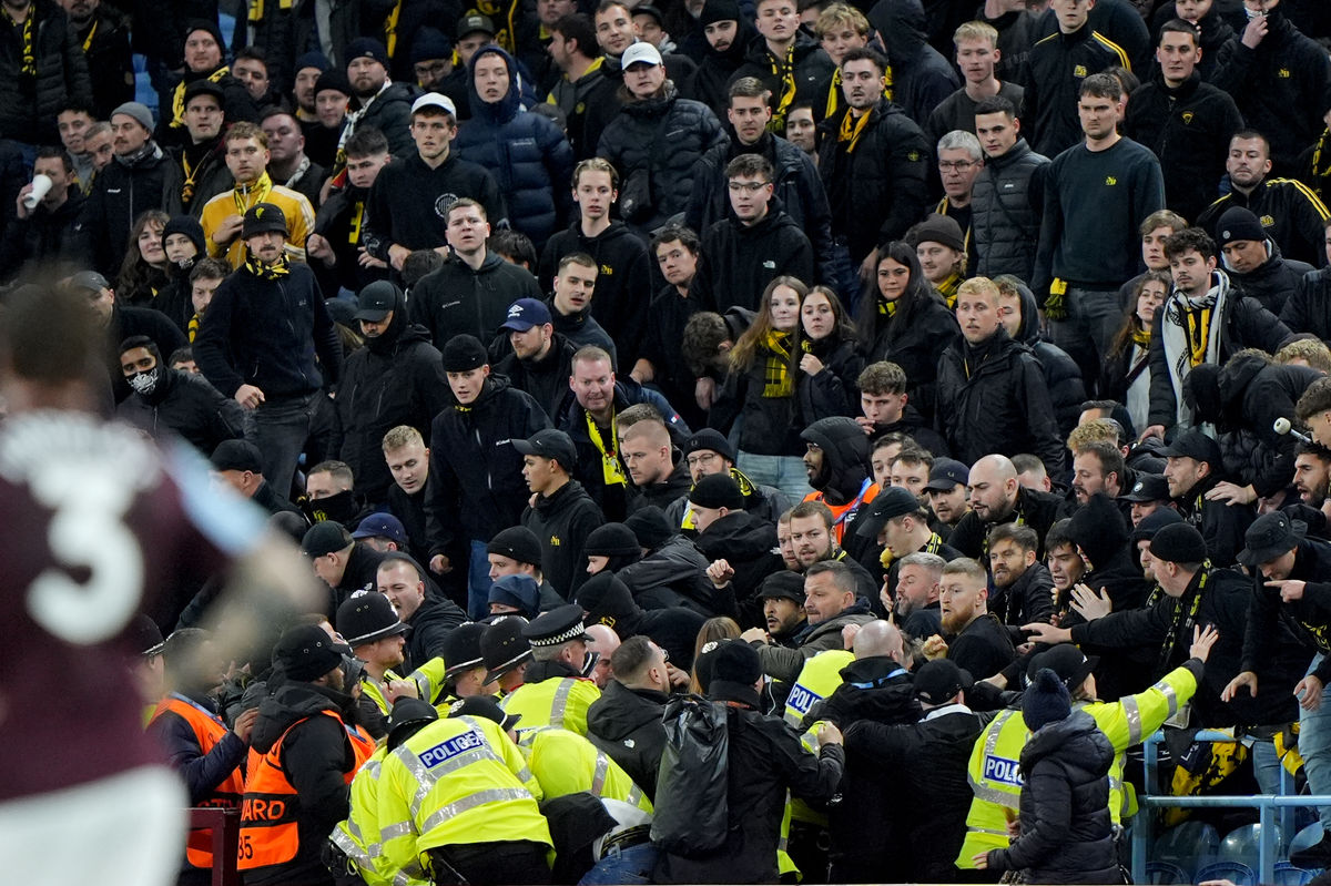 Young Boys boss apologises after fan trouble at Aston Villa match